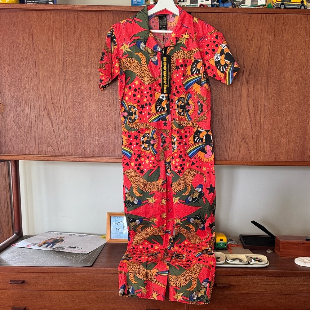 Nooworks Pride Tiger coveralls. NWT. Size S. Pattern designed by Mur by Ayca.